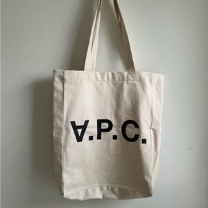 APC canvas tote bag/ Great condition